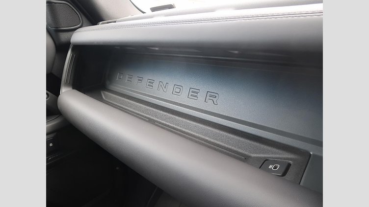 2025 認定中古車 Land Rover Defender 110 サントリーニブラック D350 ディーゼルマイルドハイブリッド X-Dynamic HSE