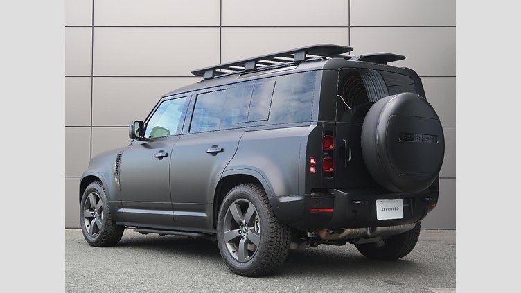 2025 認定中古車 Land Rover Defender 110 サントリーニブラック D350 ディーゼルマイルドハイブリッド X-Dynamic HSE