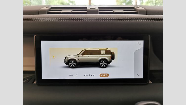 2024 認定中古車 Land Rover Defender 110 サントリーニブラック P300 AWD（AT） SE