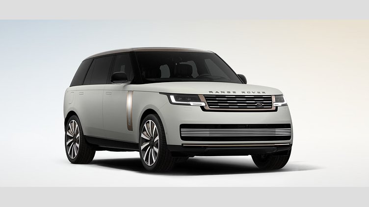 2026 Nou Land Rover Range Rover Icy White - Satin finish 4.4 V8  615CP AWD Auto MHEV SV LWB