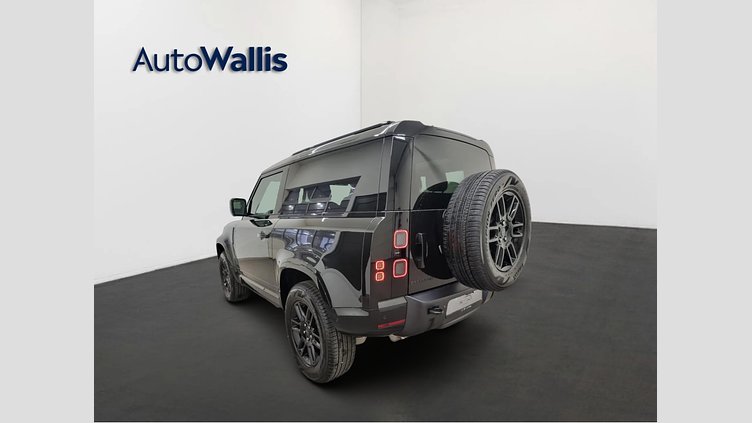 2025 Nova vozila Land Rover Defender 90 Santorini crna D200 AWD AUTOMATIC AWD X-DYNAMIC