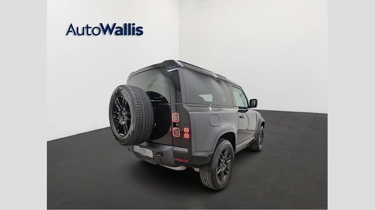 2025 Nova vozila Land Rover Defender 90 Santorini crna D200 AWD AUTOMATIC AWD X-DYNAMIC