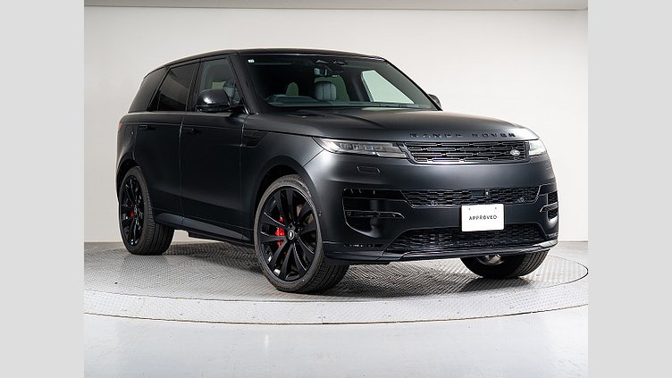 2025 認定中古車 Land Rover Range Rover Sport サントリーニブラック P550eプラグインハイブリッド（ガソリン） スタンダードホイールベース Dynamic SE