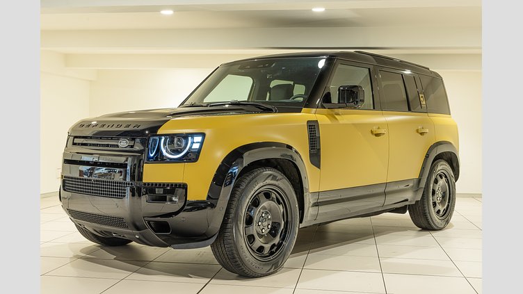 2025 New Land Rover Defender 110 Deep Sandglow Yellow AWD 3.0 Trophy Edition 1 350PS