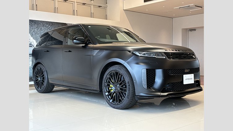 2025 認定中古車 Land Rover Range Rover Sport オブシディアンブラック（サテンフィニッシュ） P635マイルドハイブリッド SWB SV