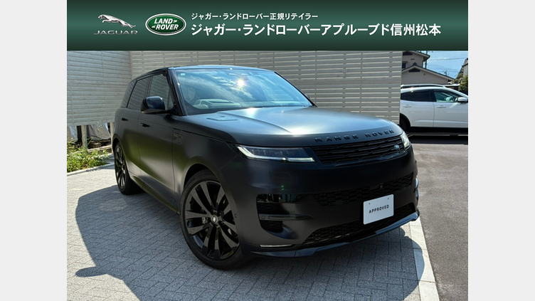 2025 認定中古車 Land Rover Range Rover Sport サントリーニブラック D300マイルドハイブリッド スタンダードホイールベース Autobiography
