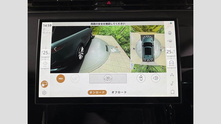 2025 認定中古車 Land Rover Range Rover Sport サントリーニブラック P550eプラグインハイブリッド（ガソリン） スタンダードホイールベース Dynamic SE