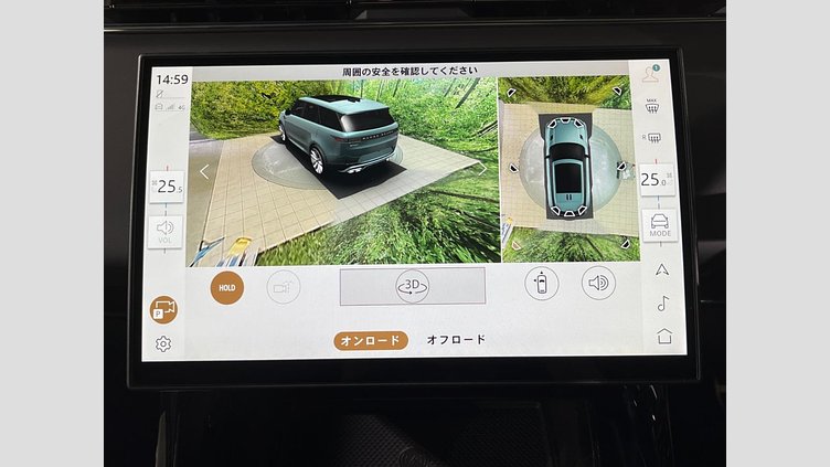 2025 認定中古車 Land Rover Range Rover Sport サントリーニブラック P550eプラグインハイブリッド（ガソリン） スタンダードホイールベース Dynamic SE