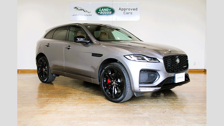 2024 認定中古車 Jaguar F-Pace アイガーグレイ P400e ガソリン プラグインハイブリッド R-DYNAMIC HSE