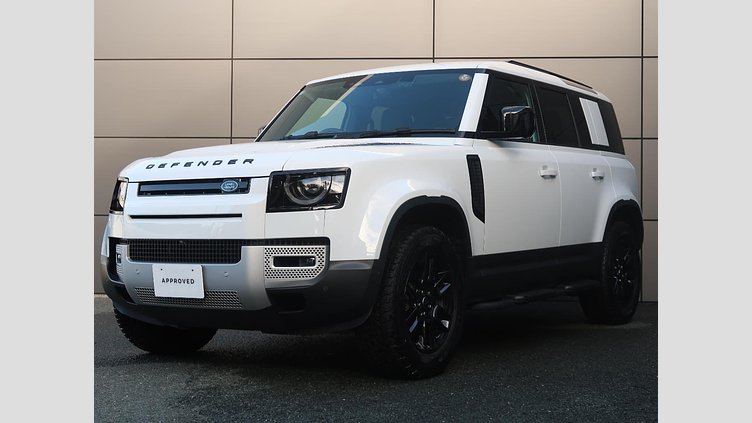 2025 認定中古車 Land Rover Defender 110 フジホワイト D350 ディーゼルマイルドハイブリッド S