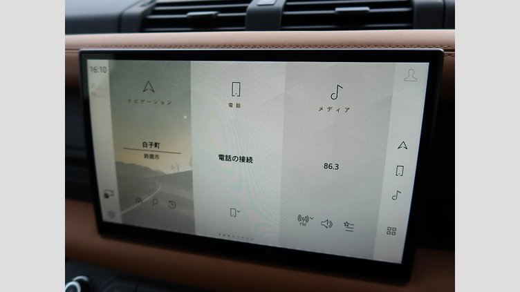 2023 認定中古車 Land Rover Defender 110 サントリーニブラック D300 AWD（AT） X-DYNAMIC HSE