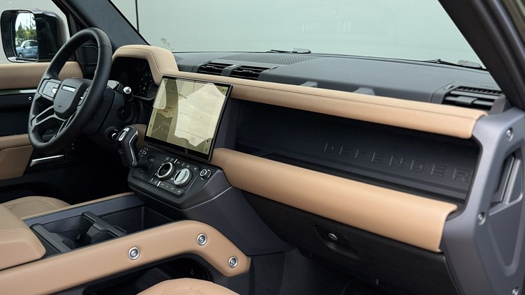 2026 Nowy Land Rover Defender 110 Woolstone Green D350 MHEV z silnikiem wysokoprężnym X-Dynamic HSE