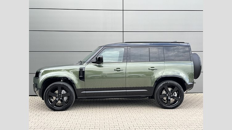 2026 Nowy Land Rover Defender 110 Woolstone Green D350 MHEV z silnikiem wysokoprężnym X-Dynamic HSE