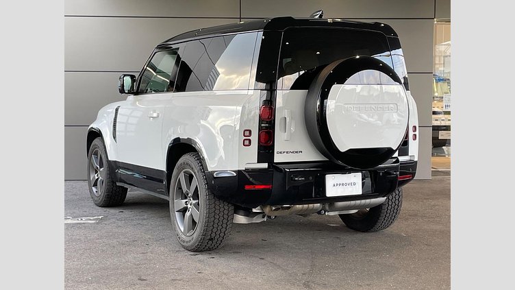 2025 認定中古車 Land Rover Defender 90 フジホワイト D350 ディーゼルマイルドハイブリッド X-Dynamic HSE