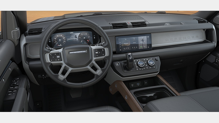 2023 Ново Land Rover Defender 110 Santorini Black D250 AWD AUTOMATIC MHEV 110 SE